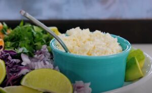 Close-up of cooked rice